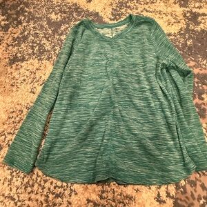 Green Long Sleeve Knit Top